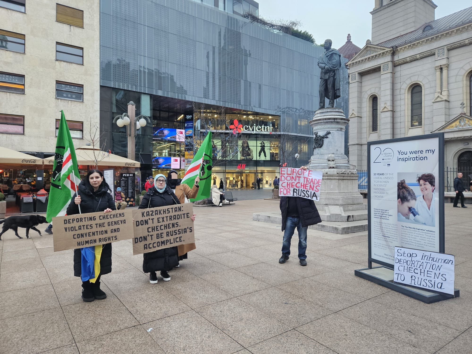 В тюрьме Загреба встретились с чеченцами